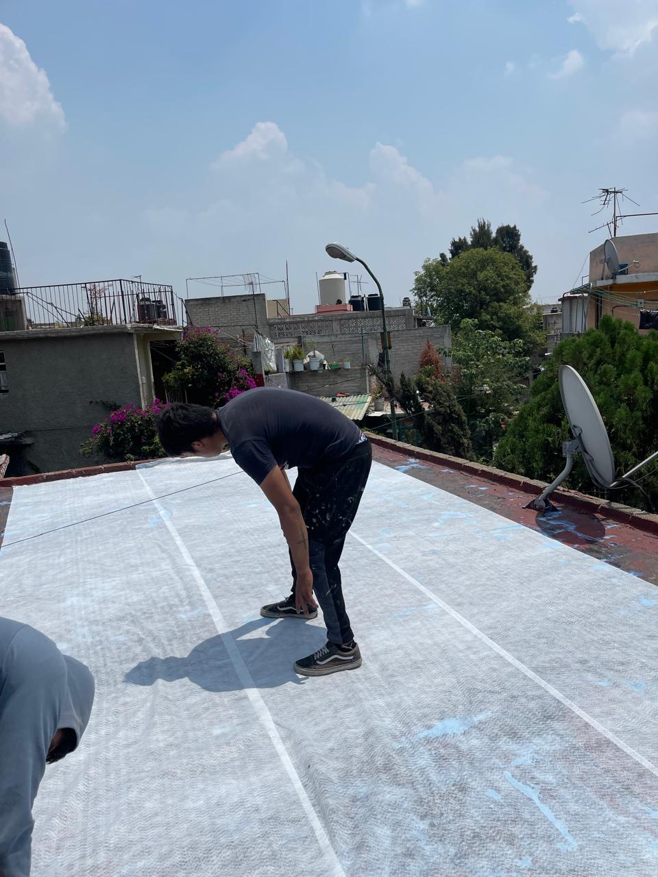 Impermeabilización De Losa En Proceso